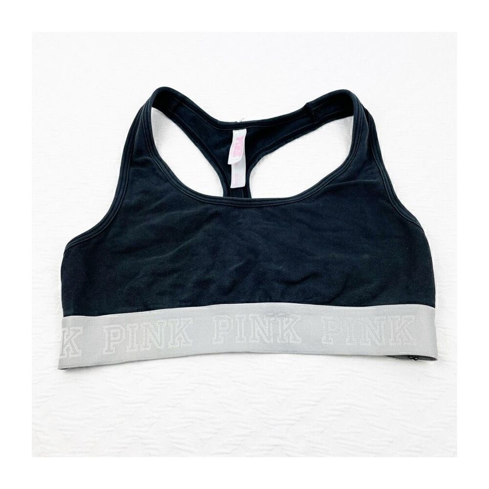 BUY 1 GET 1 FREE Victorias Secret PINK small black sports bra unlined